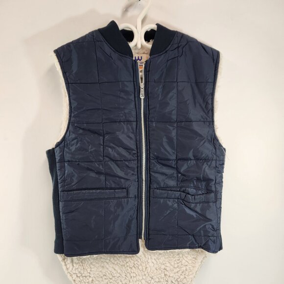 Vintage Marks Work Wearhouse Puffer Sherpa Vest Mens Small NWOT - Picture 1 of 9